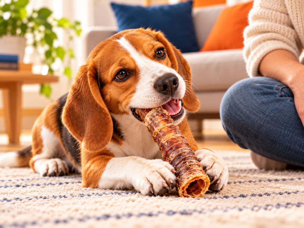 Tráquea de res para perros: qué es y cómo ofrecerla