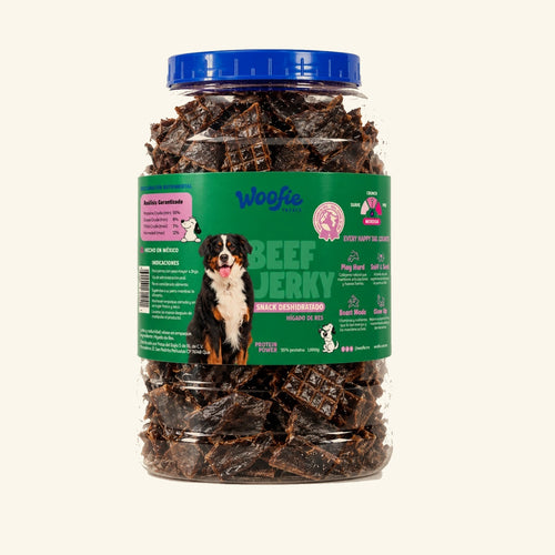Woofie Beef Jerky XL - 1 kg